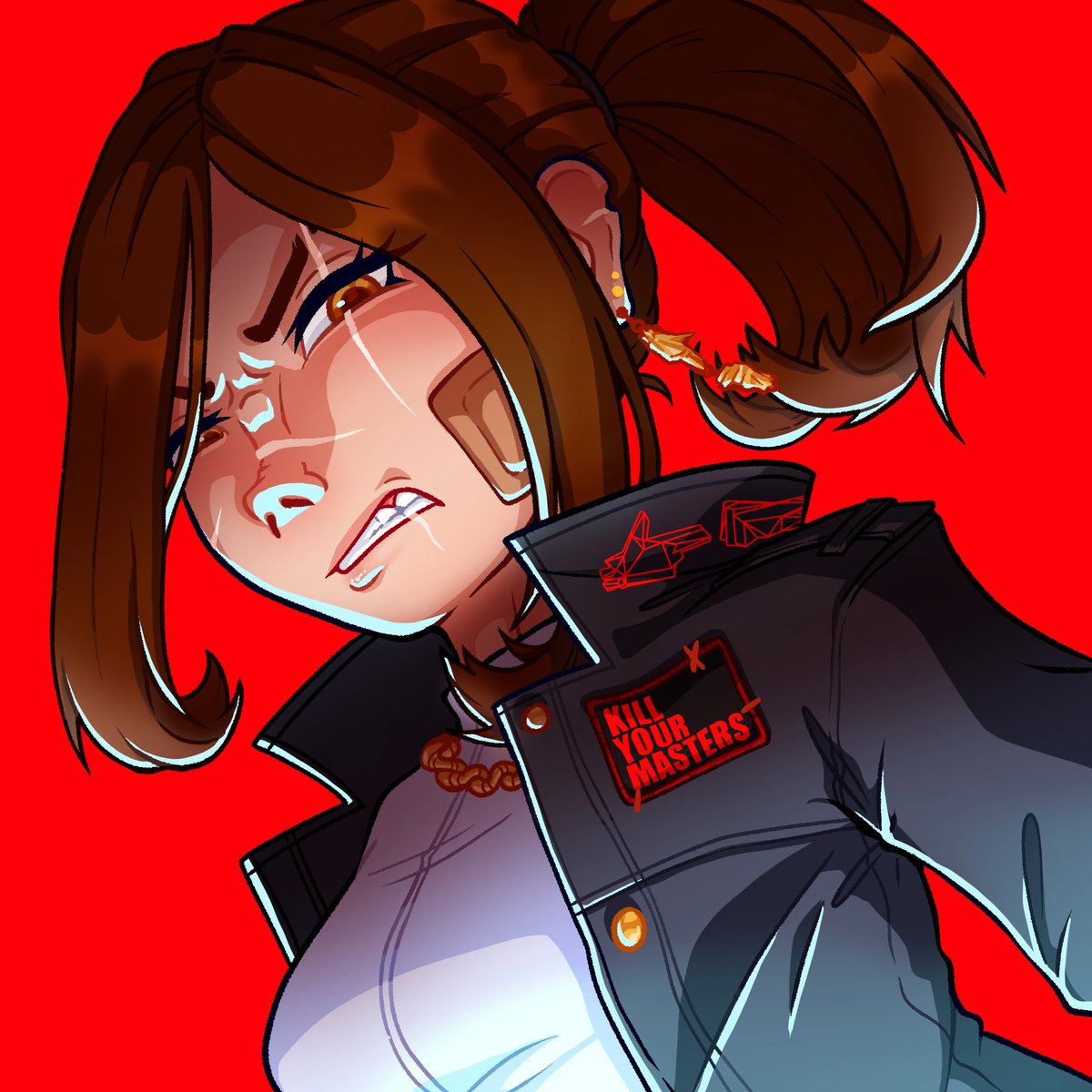 Boryokuu's tweet photo. KILL YOUR MASTERS #mgsoc #runthejewels #oc https://t.co/E0WbzRQBlw