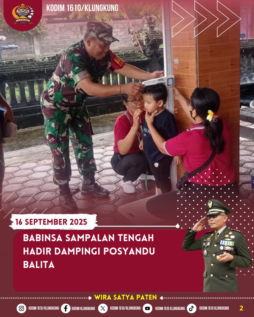 Dim1610klk's tweet image. Babinsa Sampalan Tengah; Ayo Rajin Ke Posyandu, Cegah Stunting Itu Sangat penting

#kodimklungkung #kodim #klungkung #korem163wirasatya #kodamixudayana #kodam #tniad #tni