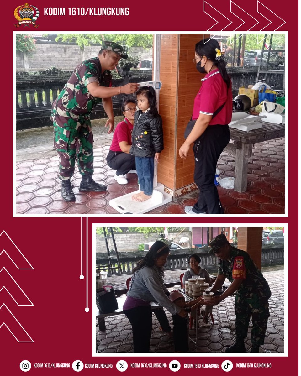Dim1610klk's tweet image. Babinsa Sampalan Tengah; Ayo Rajin Ke Posyandu, Cegah Stunting Itu Sangat penting

#kodimklungkung #kodim #klungkung #korem163wirasatya #kodamixudayana #kodam #tniad #tni