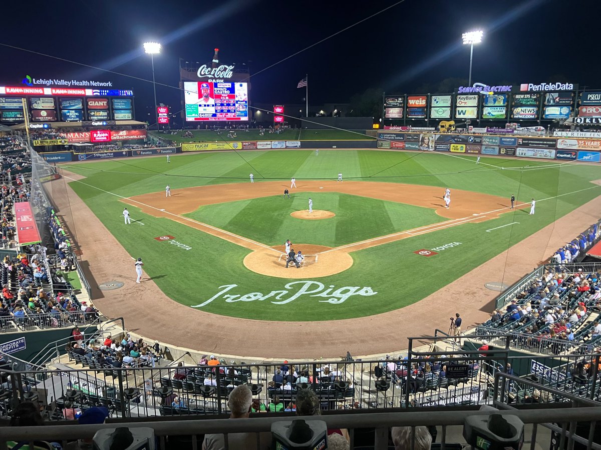 First game of the last home stand of the 2025 season. <a href="/IronPigs/">Lehigh Valley IronPigs</a> #gopigs