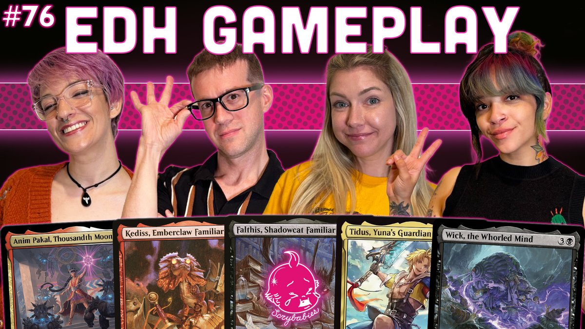 ScrybabiesMTG's tweet image. LIVE NOW!🔥

We have our fellow East Coast friends Brujaja and @k0ppk0pp here today to play a chaotic game of casual commander!

Thank you to our sponsors @DragonShield_ &amp;amp; @moxfieldmtg!

Don’t forget to like &amp;amp; subscribe! RT to share! #magicthegathering #edh
