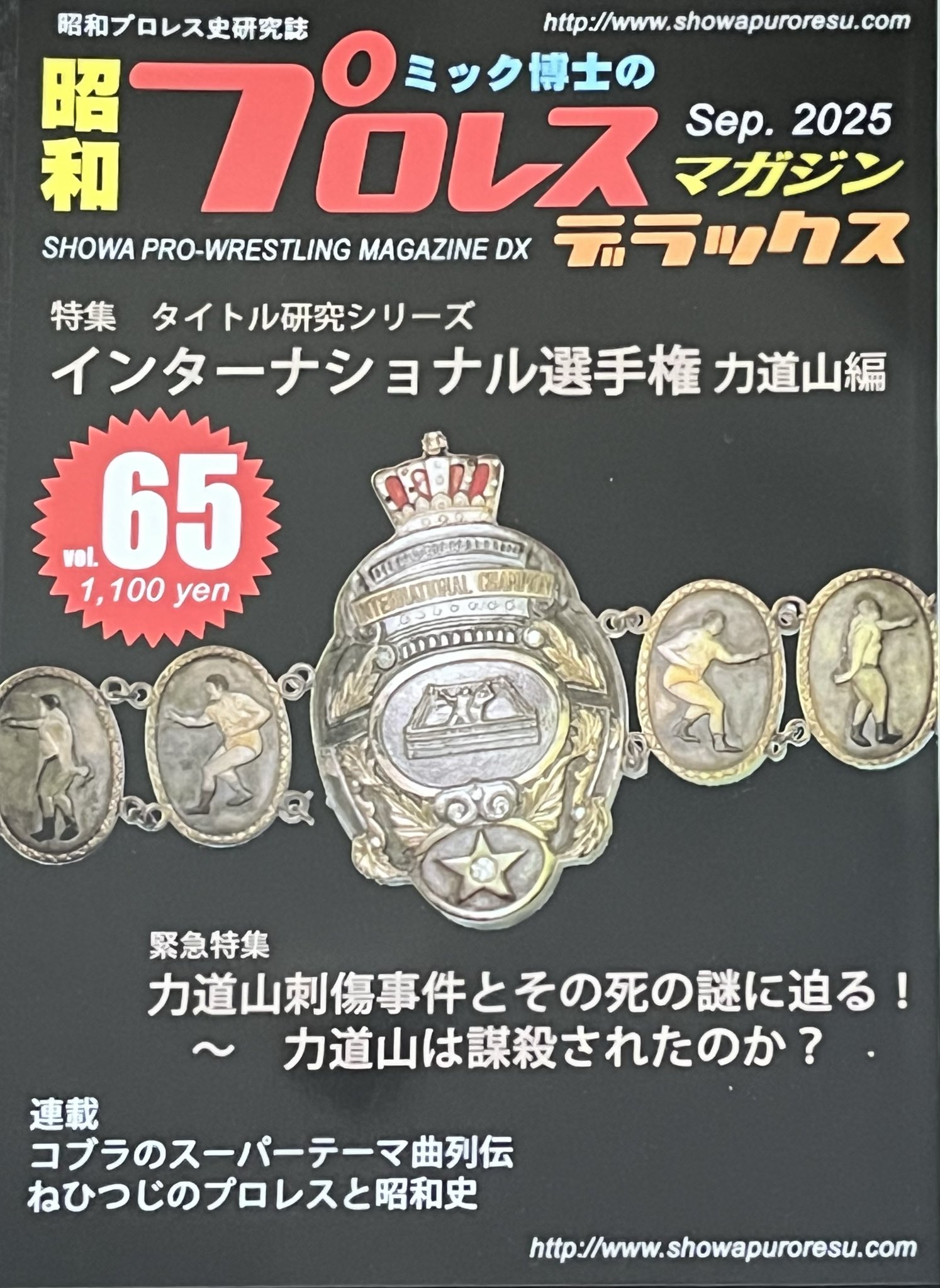 レア！昭和プロレスマガジン揃い第1-10 号プラス3号改定版　ミック博士監修 ミック博士の昭和プロレスマガジン第45号 ☆嗚呼!愛しのB級