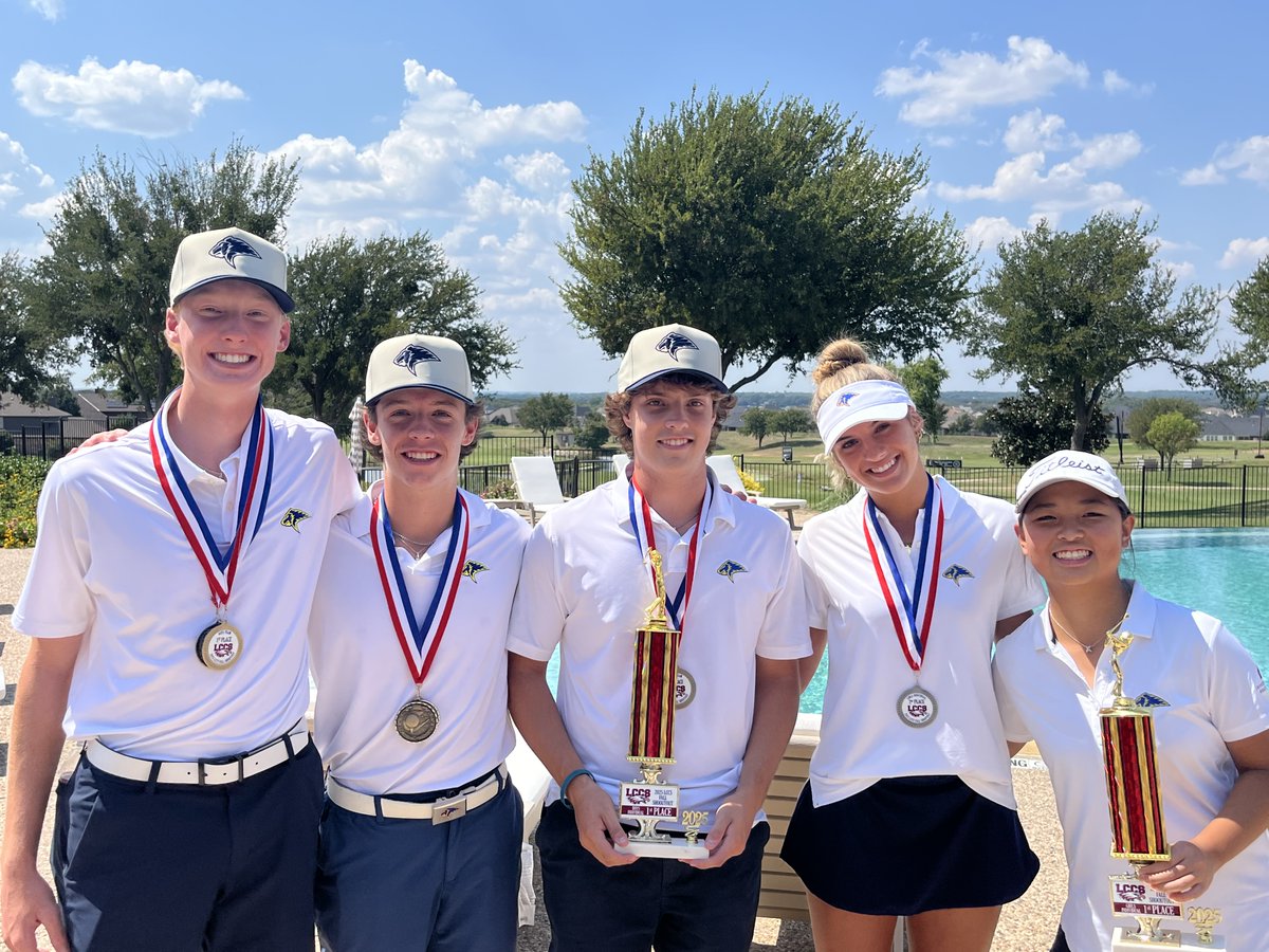 Congratulations to our boys and girls golf teams for an excellent showing at the LCCS Eagle Fall Shootout! 

 ⛳ Boys Team: 1st Place Overall 
🥇 : Blake Wade (71) 
🥈 : Carter Rosenwald (71) 
🥉 : Luke Seiver (72)  

🥇 Angel Li (74) 
🥈 Kate Chisum (83)  

🦁