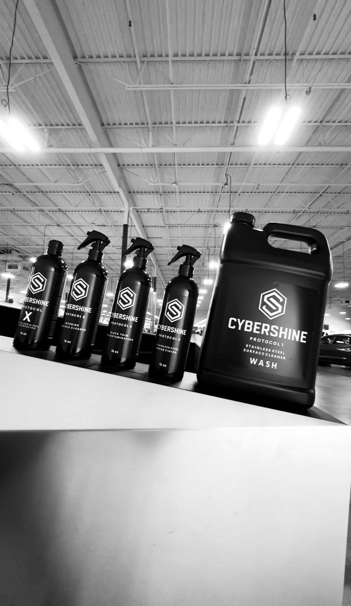 ZeppelinCoffee's tweet photo. @Teslarati We use @CYBERSHINEHQ on all of our Cybertrucks! It’s the only full stack decontamination/cleaning system engineered for the Cybertruck. https://t.co/Brt0mWxGkJ