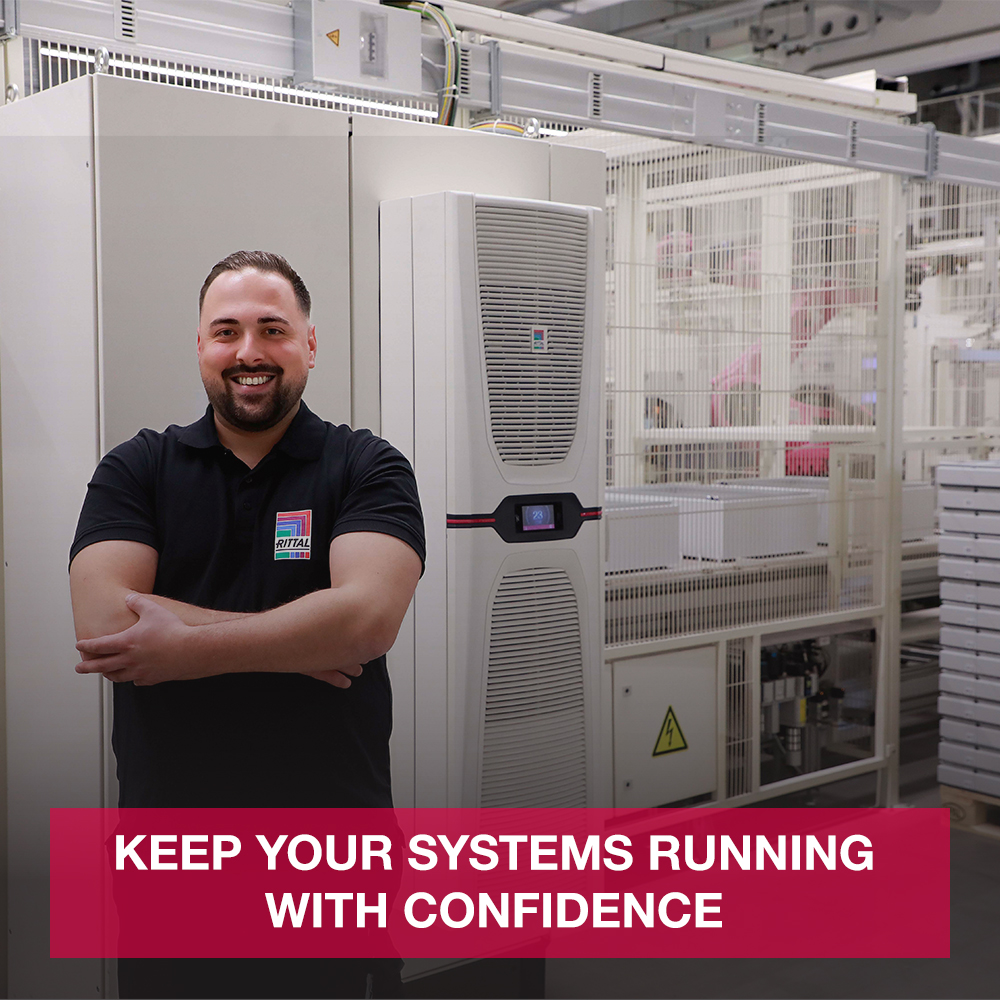 At Rittal, we know downtime isn’t an option. That’s why our Rittal Service team provides expert support throughout your entire product lifecycle - from installation and commissioning to preventive maintenance and fast spare parts supply.
  Find out more: hubs.li/Q03JHpQS0