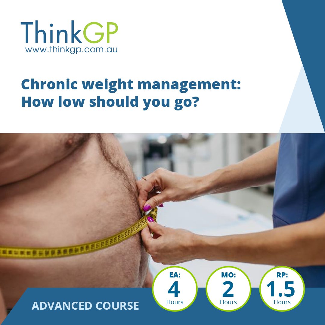This course highlights long-term, multidisciplinary care for overweight and obesity. Featuring expert commentary and case studies, it ends with a mini audit of two real patients in your practice. bit.ly/4im79WY

#cpd #cme #meded #gp