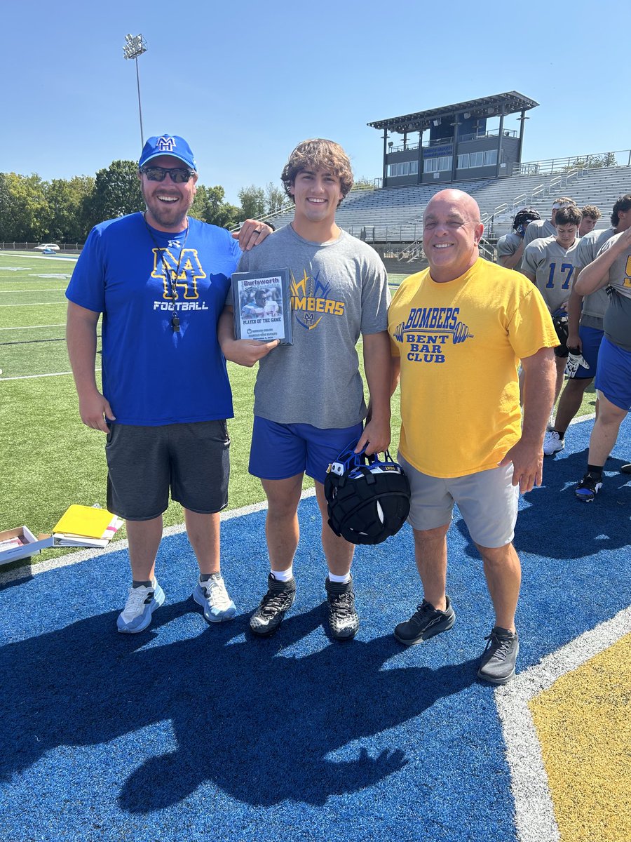 Nathan Yarborough was our Burlsworth Award winner in the Harrison game. He was an absolute monster on both sides of the ball.