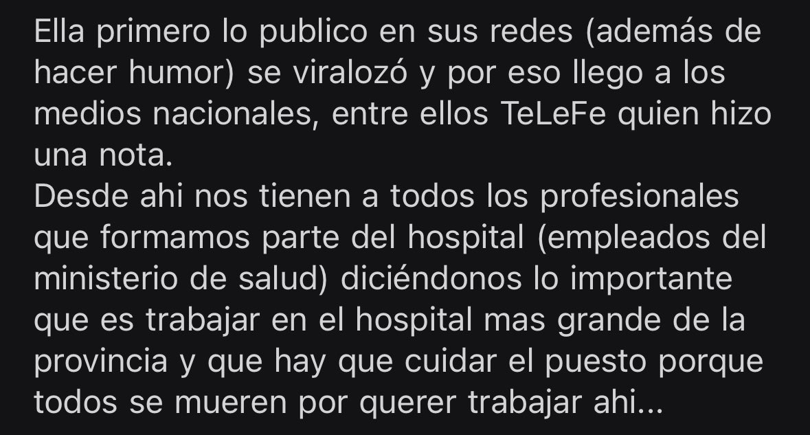 Tomidiazcueto's tweet photo. 🚨KICILLOF CENSURA MÉDICOS POR RECLAMAR QUE NO SE CAIGAN LOS TECHOS EN HOSPITALES DE PBA🚨

Una médica había denunciado en redes el estado calamitoso del hospital San Martín de la Plata. Literal caía mierda del techo.

Ahora la censuraron y silenciaron. Los médicos denuncian que los “bloquearon” y que piensen en lo importante que es laburar ahí… ¿y la libertad de expresión y coso?