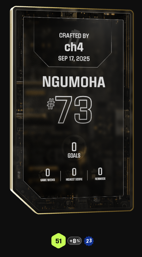 ciansyd's tweet image. crafted the Starboy's rookie card🪄‼️
@Sorare @LFC