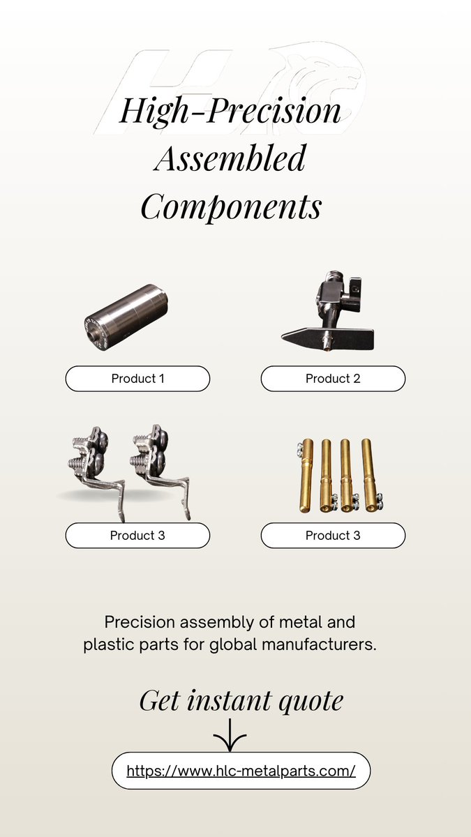 hlcmetalpart's tweet image. 🌍 From Parts to Complete Assemblies – Ready for Your Production Line

🚀 Whether it’s electrical contacts + spring clips or complex multi-part modules, our team delivers solutions that keep your projects moving forward.

#PrecisionManufacturing #B2B #HLC