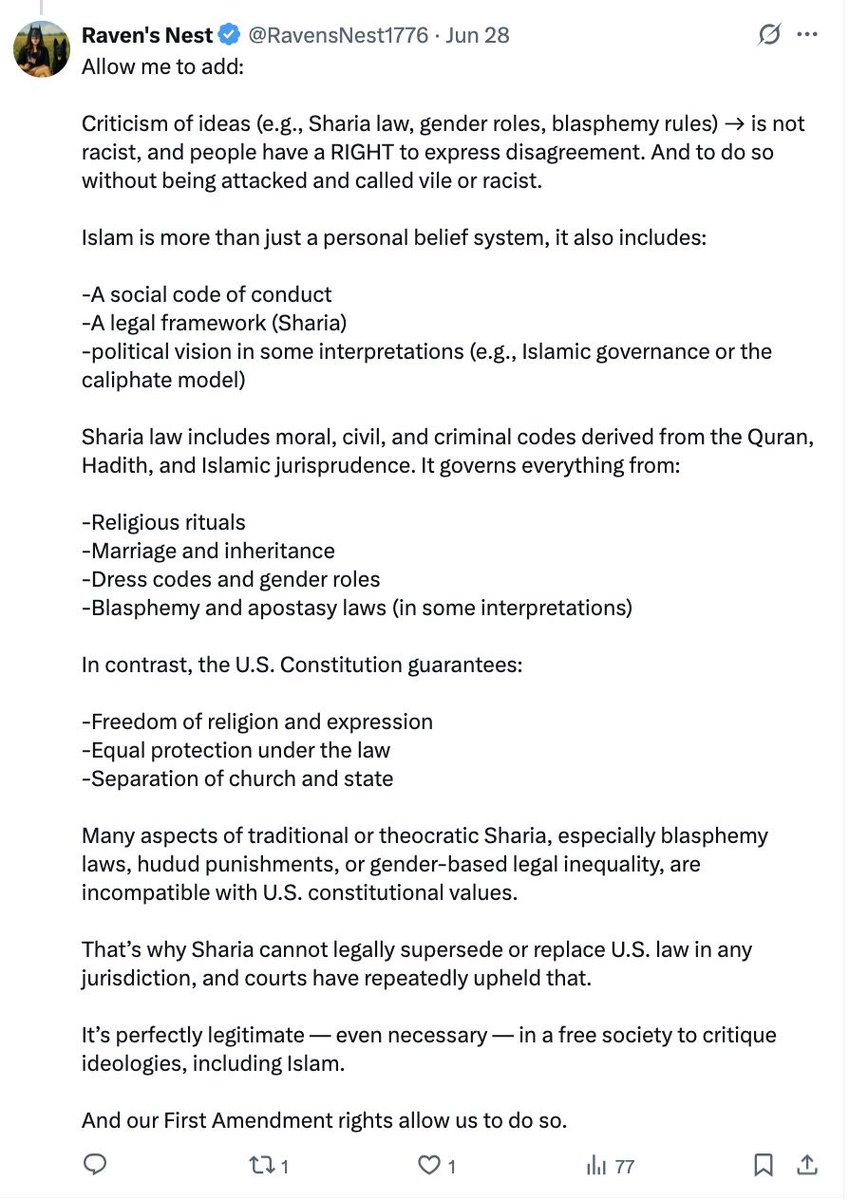 Raven's Nest (@ravensnest1776) on Twitter photo <a href="/EYakoby/">Eyal Yakoby</a> <a href="/AHammoudMI/">Abdullah H. Hammoud</a> - Who the hell do you think you are? You call yourself a mayor?
This is America and it was built on Christian values. Toss around nasty words and tells us to get out as much as you like, but it will never, ever happen. It is YOU who do NOT belong here.
See the <a href="/EYakoby/">Eyal Yakoby</a> <a href="/AHammoudMI/">Abdullah H. Hammoud</a> - Who the hell do you think you are? You call yourself a mayor?
This is America and it was built on Christian values. Toss around nasty words and tells us to get out as much as you like, but it will never, ever happen. It is YOU who do NOT belong here.
See the