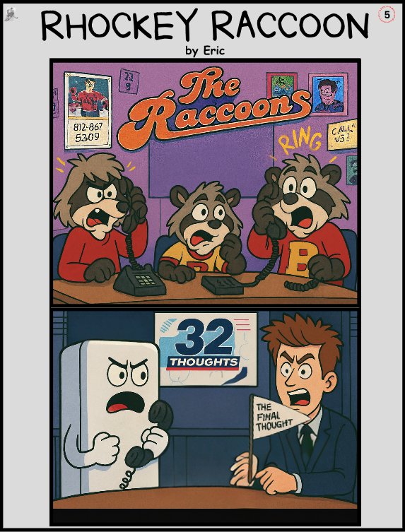 This show is getting out of hand! #RockyRaccoon
<a href="/DomSramaty/">Dominic Šramaty</a> <a href="/FriedgeHNIC/">Elliotte Friedman</a> <a href="/sportsnetkyle/">Kyle Bukauskas</a>