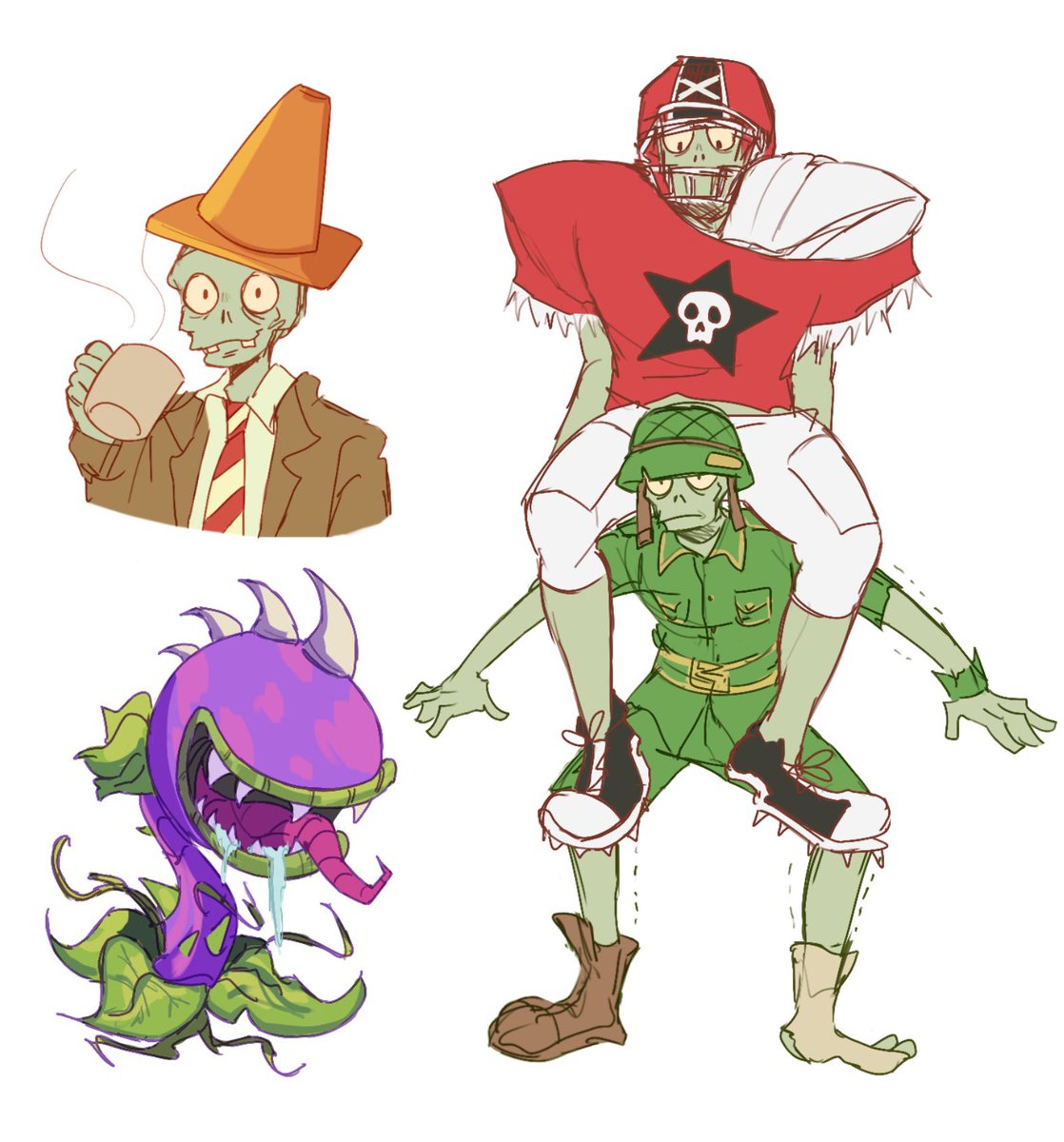 nunza007art's tweet image. #pvzgw #pvzgw2 #pvzfanart