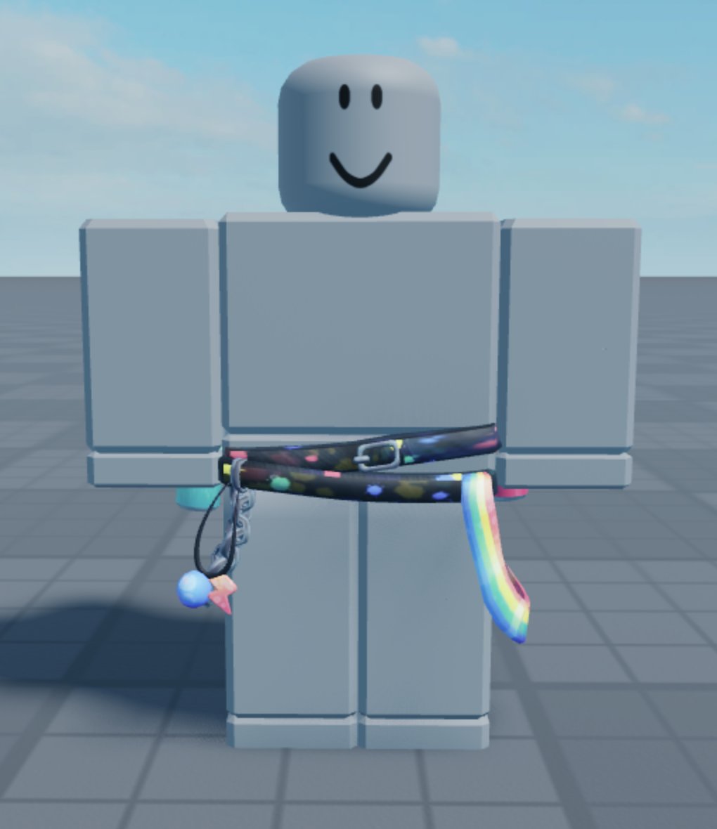 MMonke7575's tweet image. so far we got this but the spray cans are blocked by the arms so what do you guys think i should do to the cans (model and texture by @l0nesomely  👅)
#roblox #robloxugc #UGC