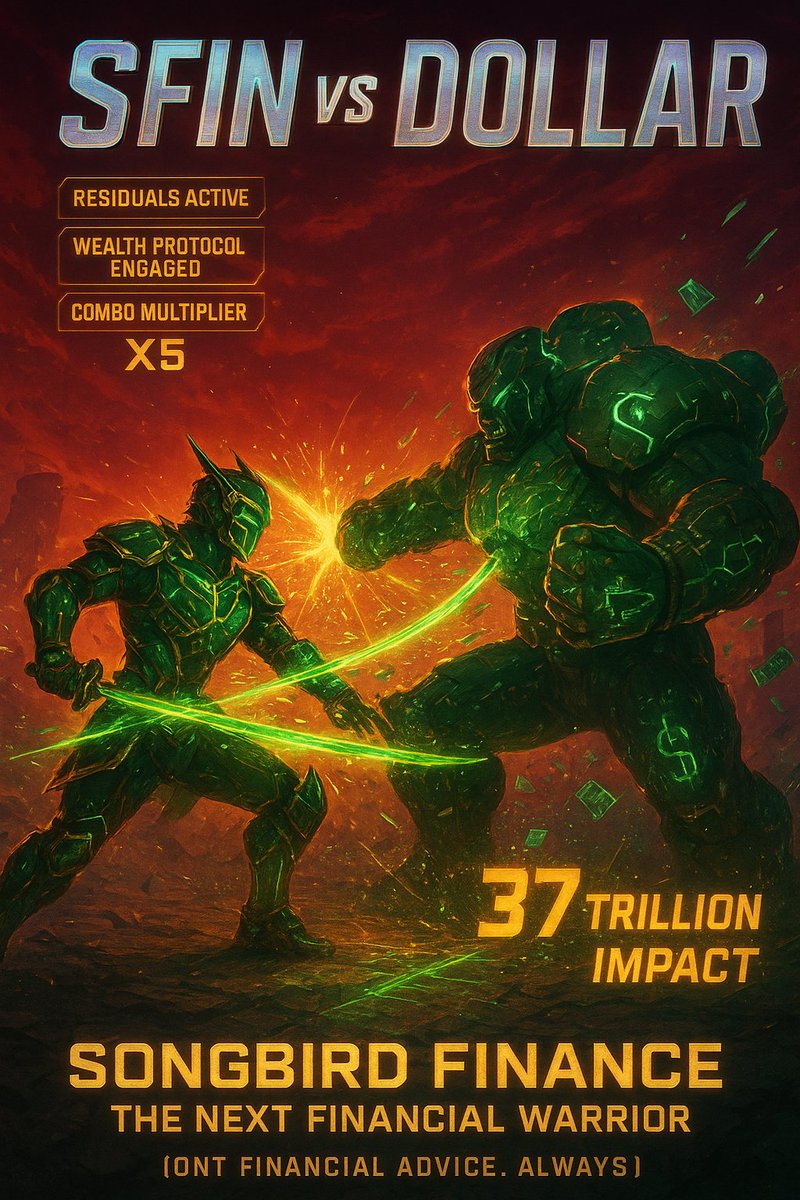 Denarii_DFI's tweet photo. 💥 The $37 Trillion Debt Era is ending.
💎 Gold stands eternal.
⚡ #XRP delivers real-time liquidity.
💵 Dollar? Fighting its final round.

The reset won’t be televised — but it will be tokenized. 🚀

#Crypto #XRPL #DeFi #Gold #XRPArmy #DebtReset #FutureOfFinance $SFin $ExFi $SGB https://t.co/5HcRuyJopx