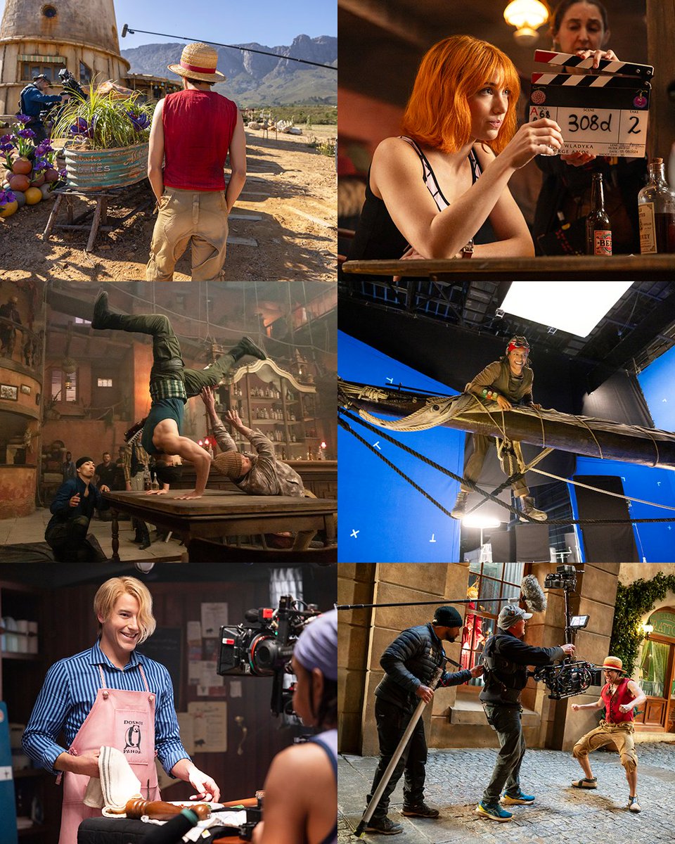 netflix's tweet image. New pics of the ONE PIECE crew just dropped 🚨 🏴‍☠️