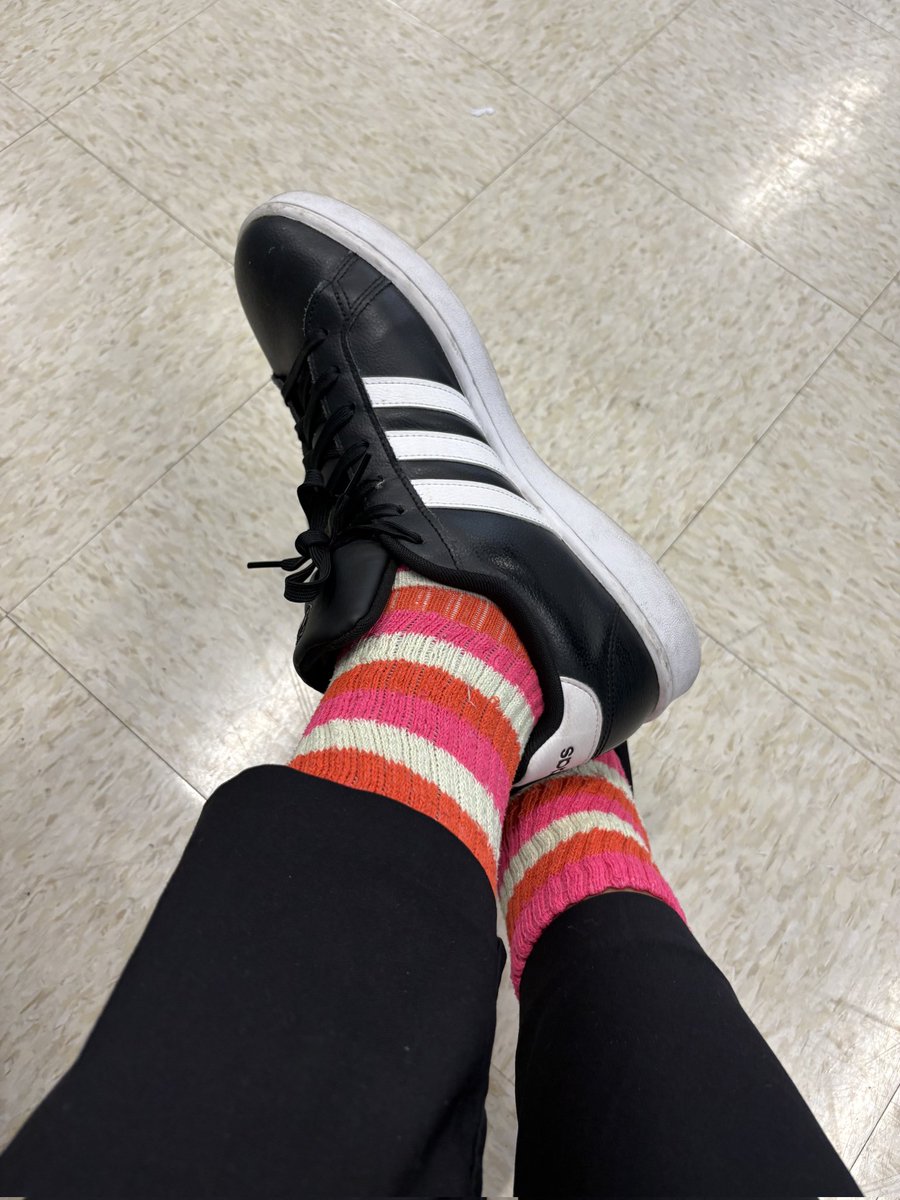 LMS Sock Game: CRAZY 🧦🧡🖤🐯Today we rocked our wildest and most colorful socks to show that every college journey is unique! 💯🎓#CrazySocksDay #CollegeGoGetItWeek