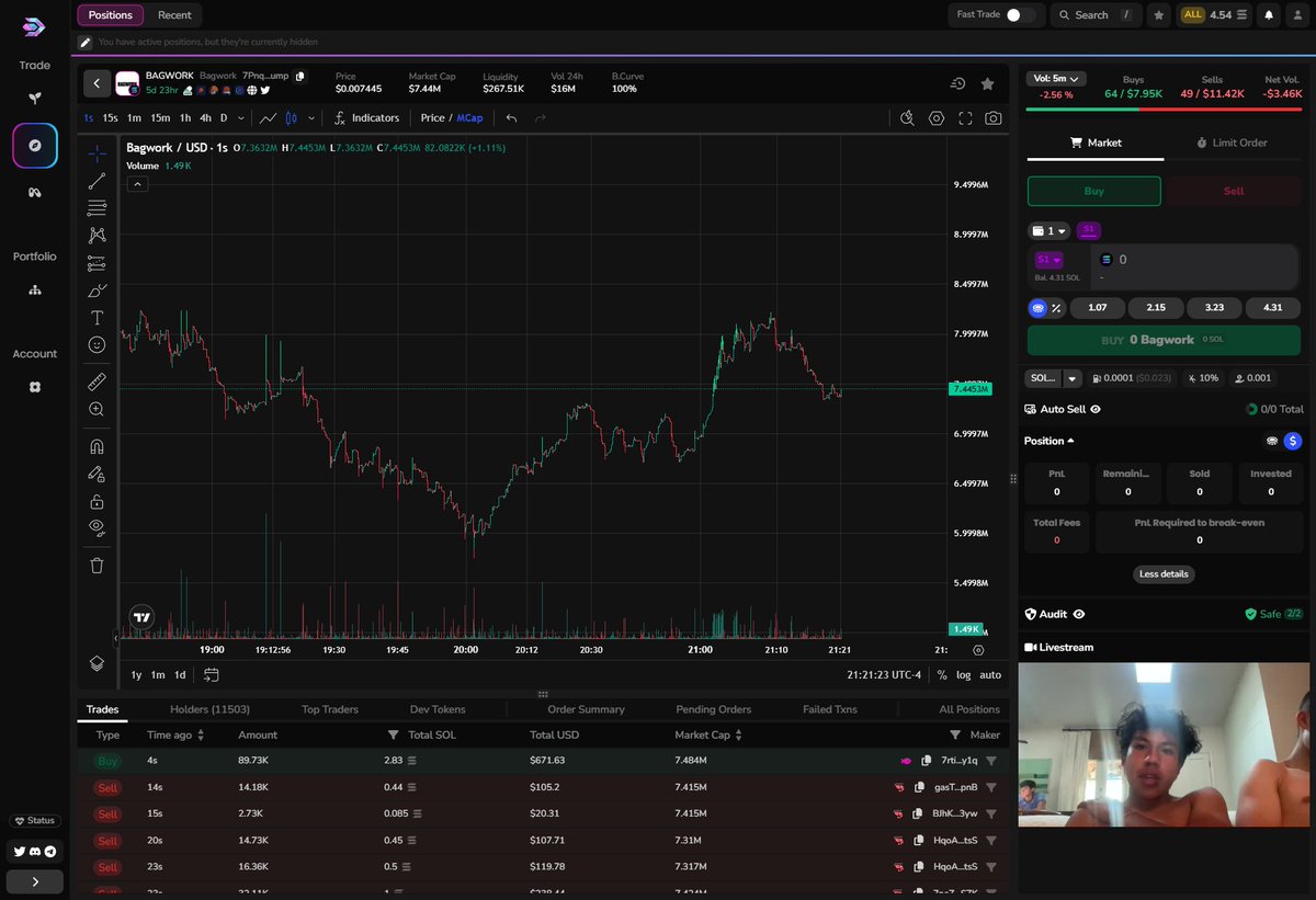 We're starting to get to the point where we're adding our own features into the site!

In our next upgrade, you'll be able to see real-time live-streams for people who are live on @pumpdotfun 

There will also be a page to see all new live-streams as soon as they go live!