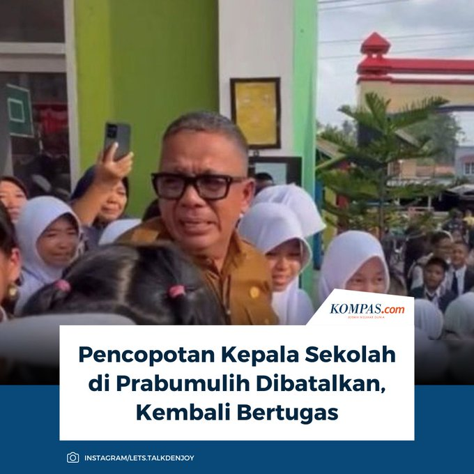Netizen power.. kalau gak viral, gak bakalan tertolong KepSek ini.. perilalku ajaib Walikota gegara ulah anaknya.. jangan sampai di-Nepal-kan 🔥💥