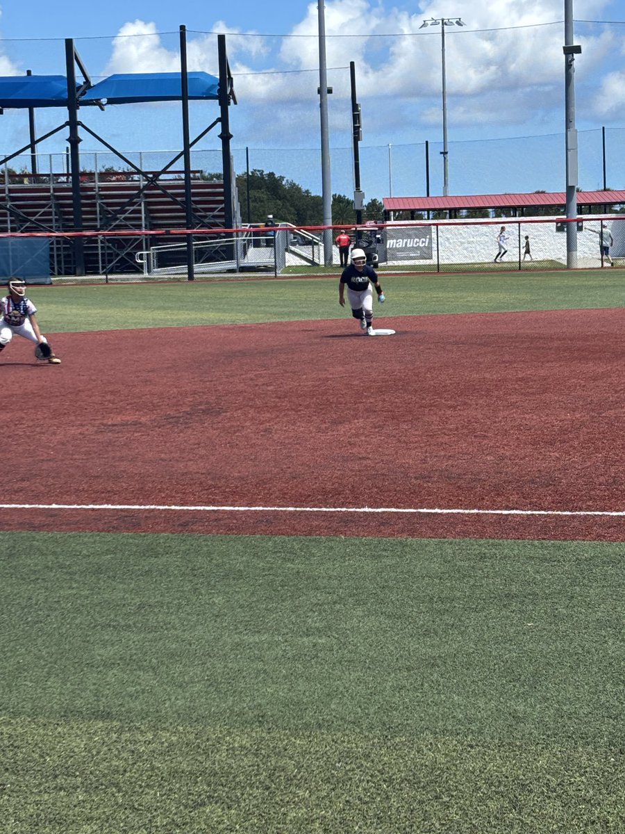 GGaff2028's tweet photo. Many games played this past weekend at USSSA Mustangs Elite Qualifier. @USSSAFastpitch @usssaspacecoast #Rockgoldmanettagabriele https://t.co/PlrXtJfSw3