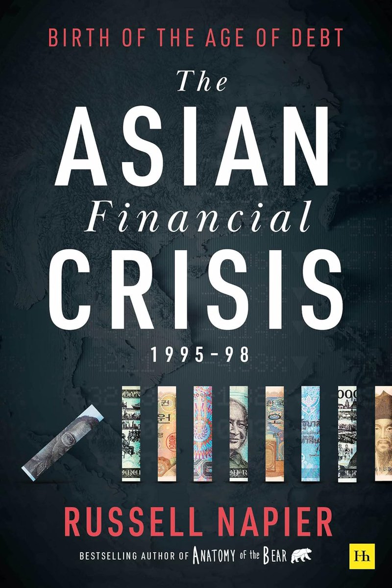 spookysilver's tweet image. book notes (48 of b)
-------------
1/22

The Asian Financial Crisis 
by Russel Napier 
(391 pgs, Published 2021)
(#booknotes from 2022)

Context:
------------
These #booknotes are not book reviews, nor book summaries. Just my high-level thoughts on the book along with some quotes…