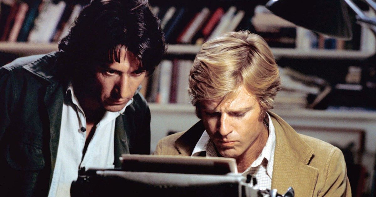 All the President's Men construye un mundo donde la verdad del poder aún se podía develar con la pluma y la tinta. Nixon, Watergate y la paranoia de los años 70 que Pakula retrató como nadie. Redford, como Bob Woodward, es un fuera de serie. Adiós al rostro perfecto del cine.