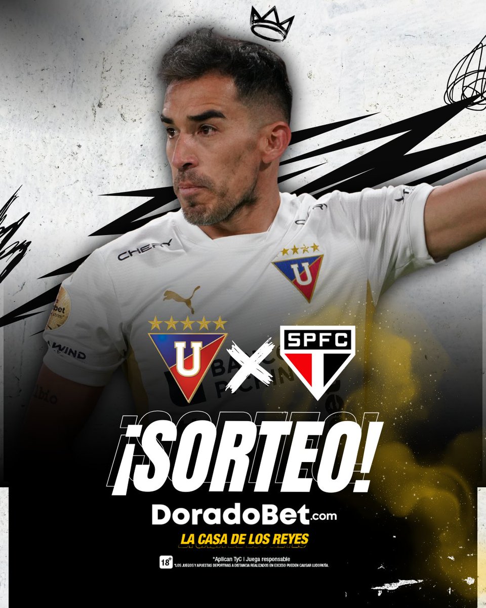MrOFF (@mroffsider) on Twitter photo ¡A VER LIGUISTAS! ¡POR LA LIGA...!
Juega el MÁS GRANDE DEL ECUADOR contra Sao Paulo y tenemos una entrada doble para sortear gracias a #LaCasaDeLosReyes 👑
¿Qué hay que hacer? ¡Fácil!
✅ Sigue a <a href="/DoradoBetEcu/">DoradoBet Ecuador</a>
✅ Dale RT a este post y comenta tu pronóstico ¡A VER LIGUISTAS! ¡POR LA LIGA...!
Juega el MÁS GRANDE DEL ECUADOR contra Sao Paulo y tenemos una entrada doble para sortear gracias a #LaCasaDeLosReyes 👑
¿Qué hay que hacer? ¡Fácil!
✅ Sigue a <a href="/DoradoBetEcu/">DoradoBet Ecuador</a>
✅ Dale RT a este post y comenta tu pronóstico