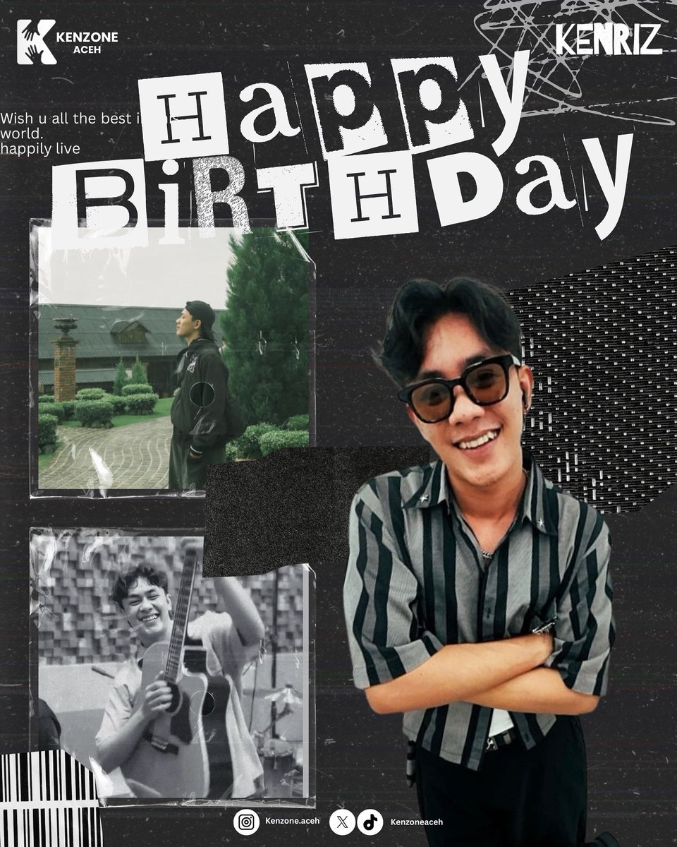kenzoneaceh's tweet photo. 🎂✨ Happy Birthday, Kenriz! ✨🎂
Semoga panjang umur, sehat selalu, makin sukses, dan terus bahagia dalam setiap langkahmu. 💙
Kebahagiaanmu adalah semangat kami semua. 🫶
@Kenzoneofficial https://t.co/dJA0CoN6Fo