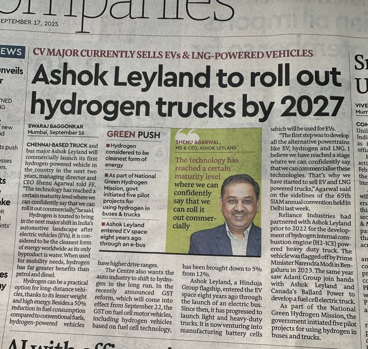 iamrakeshbansal's tweet image. Ashok Leyland