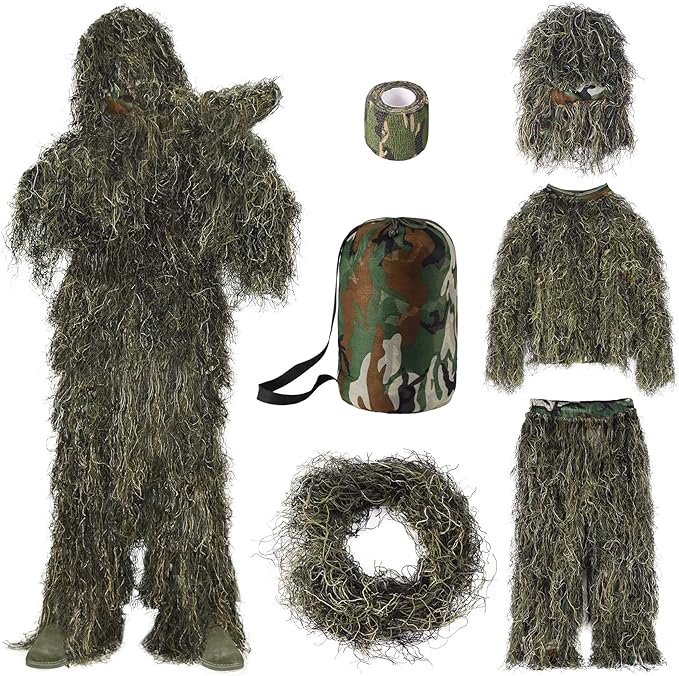 Fat Kid Deals (@fatkiddeals) on Twitter photo 6 in 1 Ghillie Suit for $25.99, reg $39.99!  
   
Buy on Amazon --> fkd.sale/?l=https://amz… 6 in 1 Ghillie Suit for $25.99, reg $39.99!  
   
Buy on Amazon --> fkd.sale/?l=https://amz…