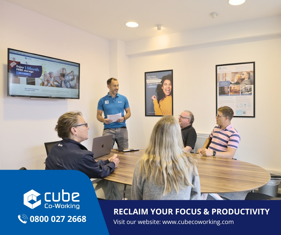 With kids back to school, it's the perfect time to reclaim your focus and productivity.

Why not make the most of it by joining the community at Cube Co-Working?

We offer the ideal professional environment to help you concentrate, network, and grow your business.

Book a desk!