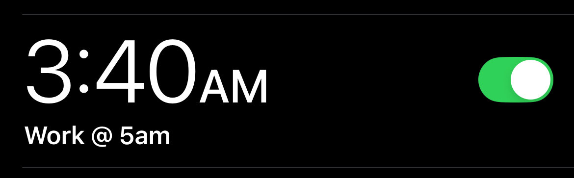 Drinking a second gin martini &amp; quietly giggling about how bad this alarm is gonna hurt tomorrow