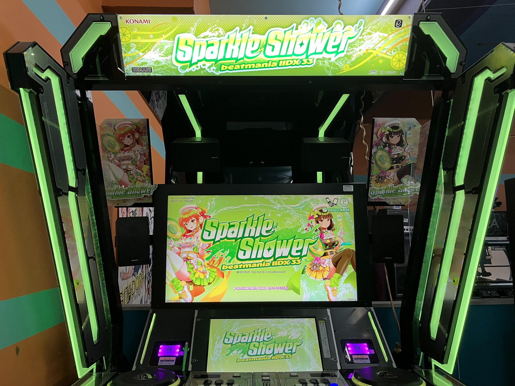 ビートマニアⅡDX33 Sparkle Shower B1ポスター 新品未使用 ビート