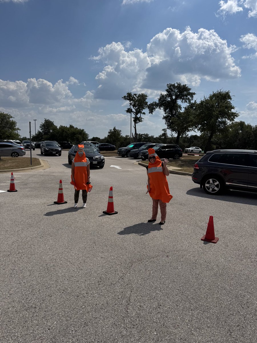 Doing safety audit day in style! <a href="/EducatorAlison/">Alison Pennington</a>