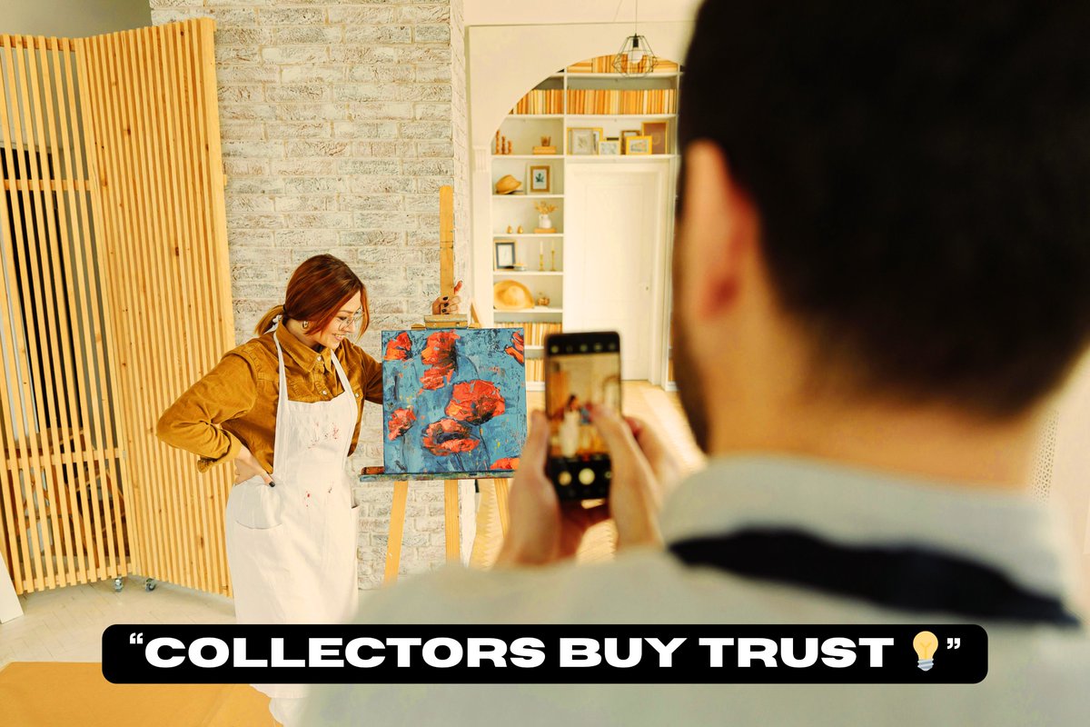EChimalio's tweet image. 💡 Build Trust = Build Sales
Trust builds collectors 💡 Tips 👉 tinyurl.com/Mastering-Onli…
#ArtBusiness #TrustFactor