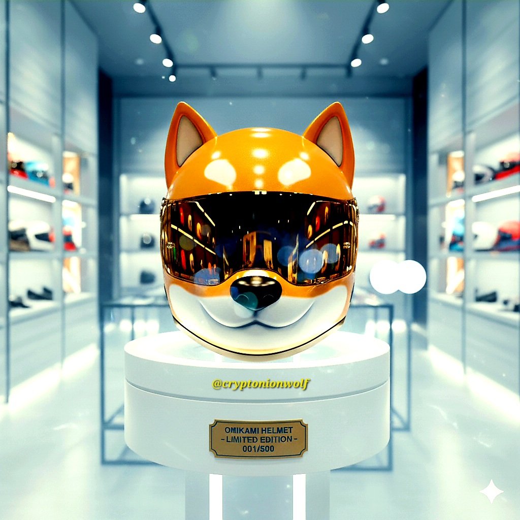 CryptonionWolf's tweet image. Day 15: Unleashing the Omikami helmet!
This bold new design fuses legendary Omikami vibes with pure community energy—built for those who dare to stand out.
Feeling the power? Drop a 🙌 and tag someone who needs this helmet in their collection!
#Omikami #CommunityStrong #BIKERS