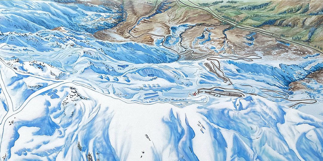 One of the biggest challenges in this career is to subtly manipulate 2D images to make them comprehensible to the skier on the snow. Every mountain will be defined by its various aspects.