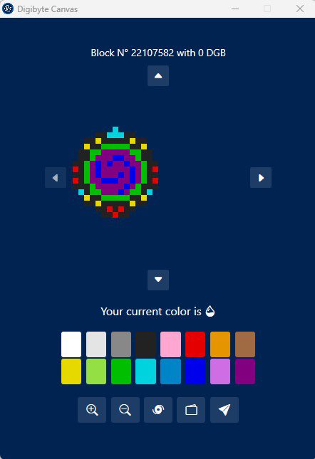 Cardon_Saguaro's tweet image. 1/2. DigiByte Canvas launched May 2022—a peer-to-peer pixel playground built on the DigiByte blockchain. Every pixel painted is etched via OP_RETURN. The community made their mark. Now it’s your turn. Start creating: DigiByte Canvas v1.0.0 release github.com/RenzoDD/digiby…