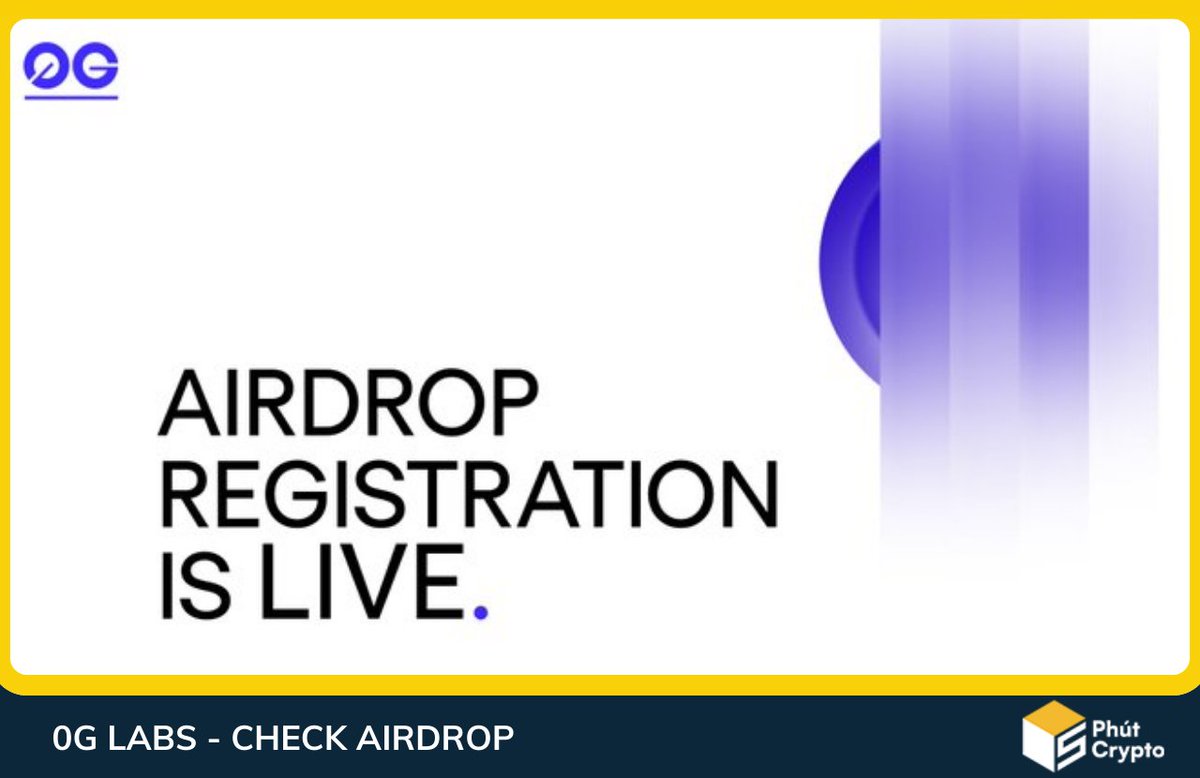 🔥GM AE - Check & Đăng ký airdrop OG Labs nào ae ơi! #5PC @0G_labs Ấp Chen  hay sao mà kèo nổ liên tục thế AE. Hôm qua Anoma hôm nay tới