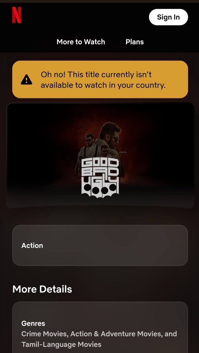 teanewspapers's tweet photo. #GoodBadUgly  has been removed from #Netflix  due to copyright issue from #Ilaiyaraaja https://t.co/uyuekQO7Id