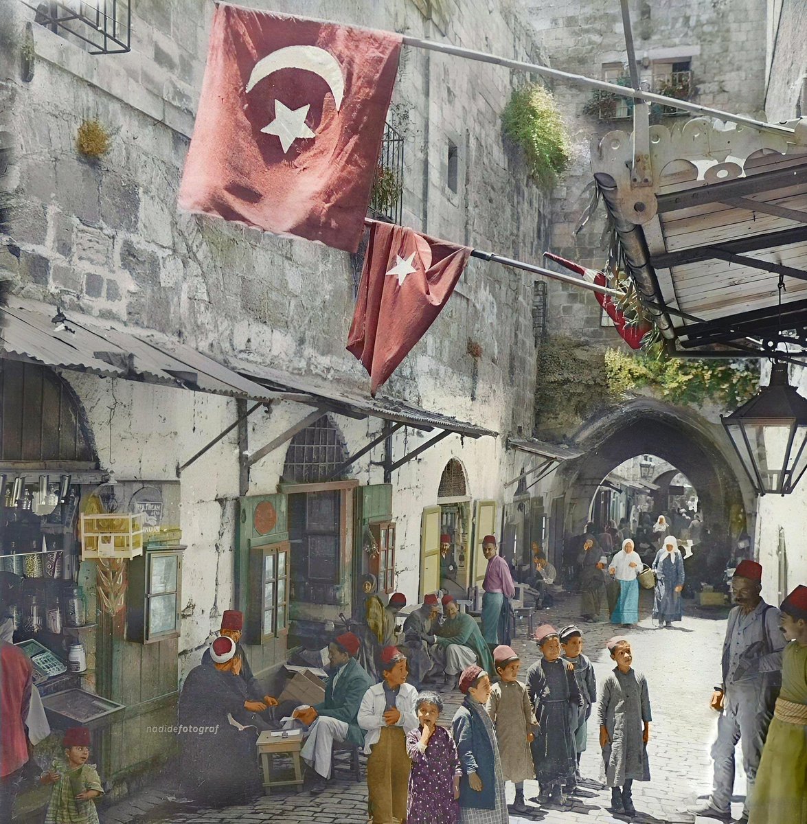 1900’lü yıllarda Kudüs sokakları…