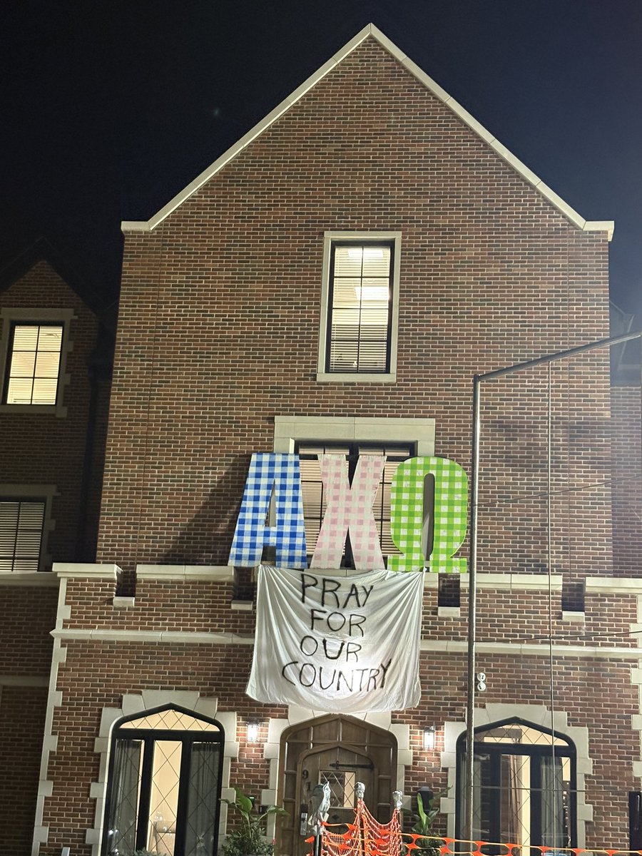 Spotted at Oklahoma State University.

“Pray for our country”