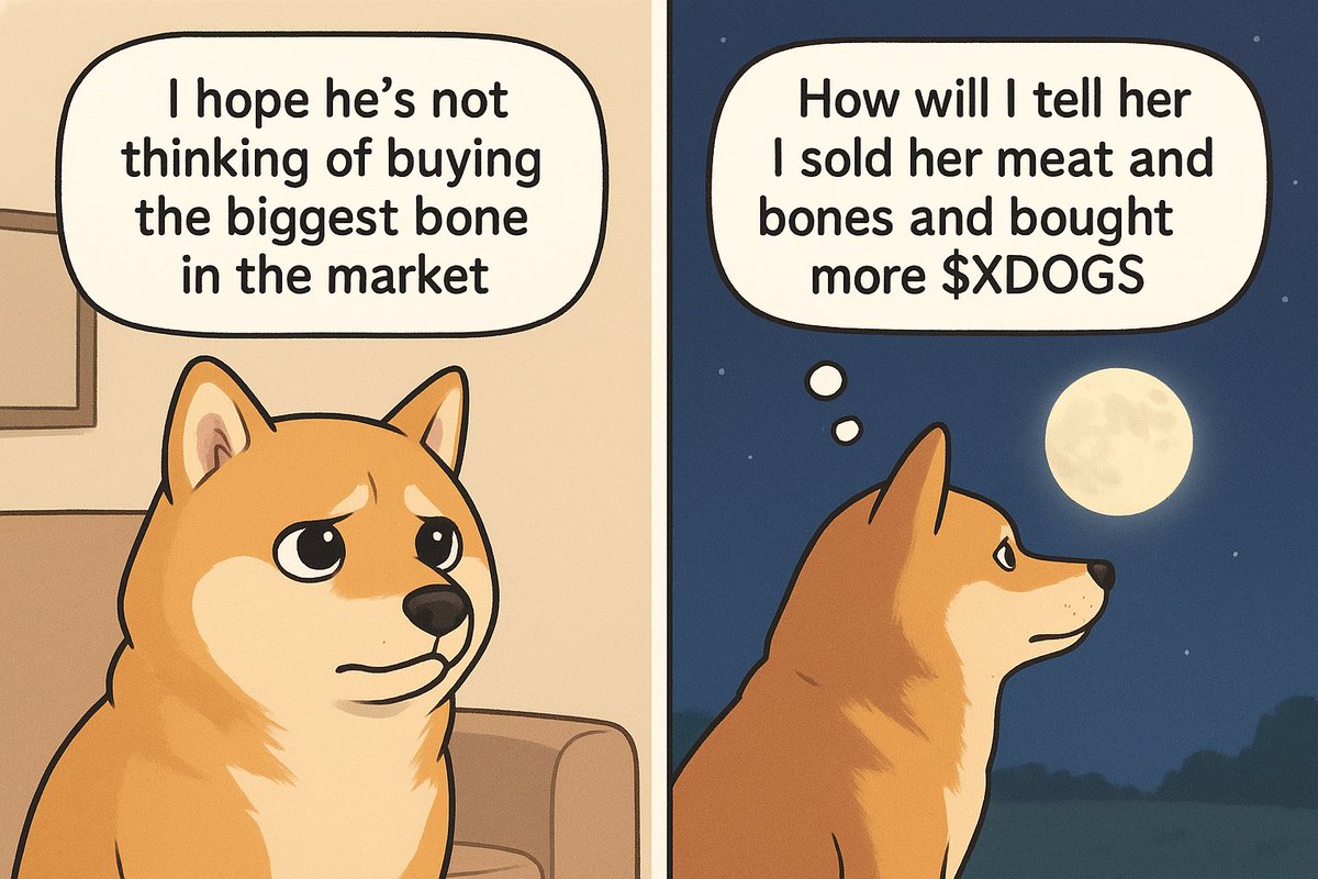 PapichulloIcon's tweet photo. @BingXListing Bones can’t take you to the moon, $XDOG can 🚀 https://t.co/QjxGfHthUM