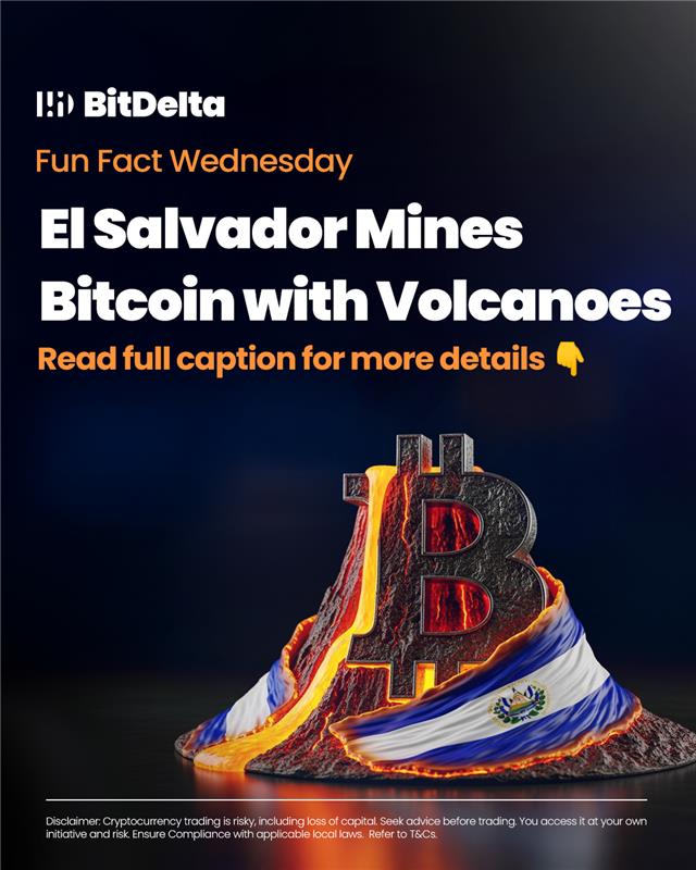 bitdelta's tweet image. By 2025, over 20% of El Salvador’s Bitcoin mining is powered by geothermal volcanic energy. 🌋

It’s the world’s first literally explosive source of green Bitcoin : clean, renewable, and history-making.

From meme coins to molten rock, crypto innovation never stops. 
🧾…