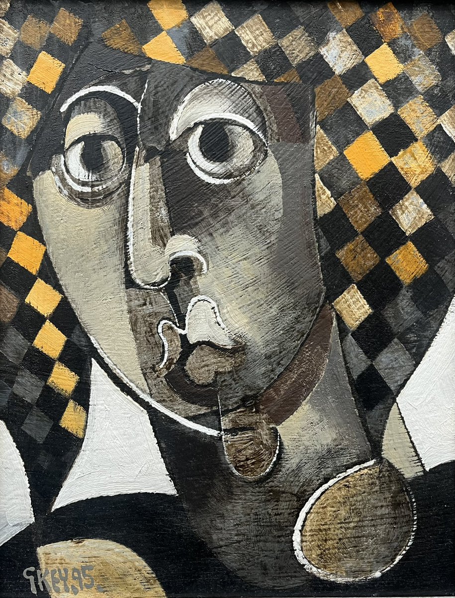 Very excited to have acquired a rare Jester painting from Geoffrey Key’s 1995 series. ‘Jester in Shadow’ is also illustrated in both his Signature and Infinite Jest books.

collectart.co.uk/product-page/g…

#geoffreykey #collectart #lymm #cheshire #jester #artgallery #collectartgallery