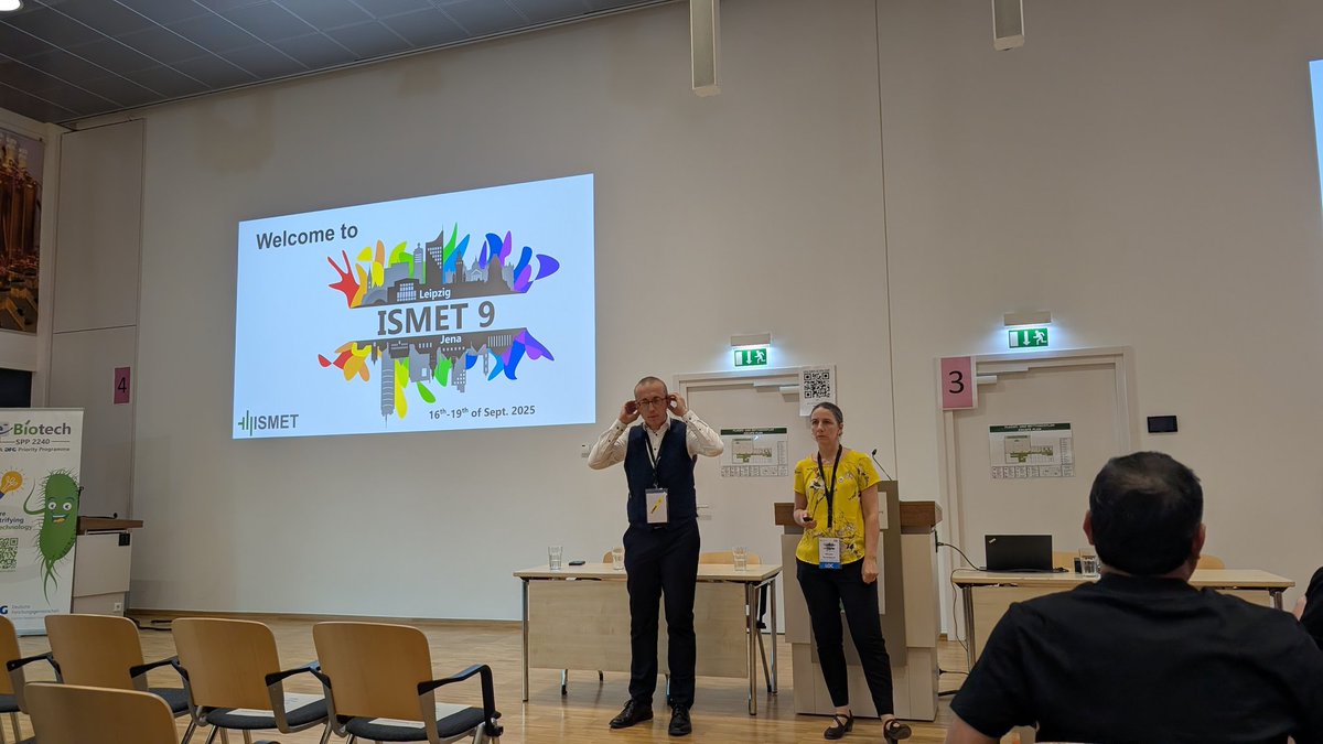 #ISMET9 Kicked off to a great start in Leipzig with a warm welcome by Falk Harnisch and Miriam Rosenbaum.
