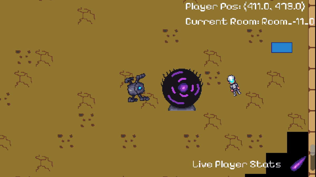_VoidDrifter's tweet photo. Testing the newly implemented floor (level) transition logic with the "Warp Gate".
#GODOT #gamedev #roguelike #placeholder #Voidbound https://t.co/ORsSlb40Rv