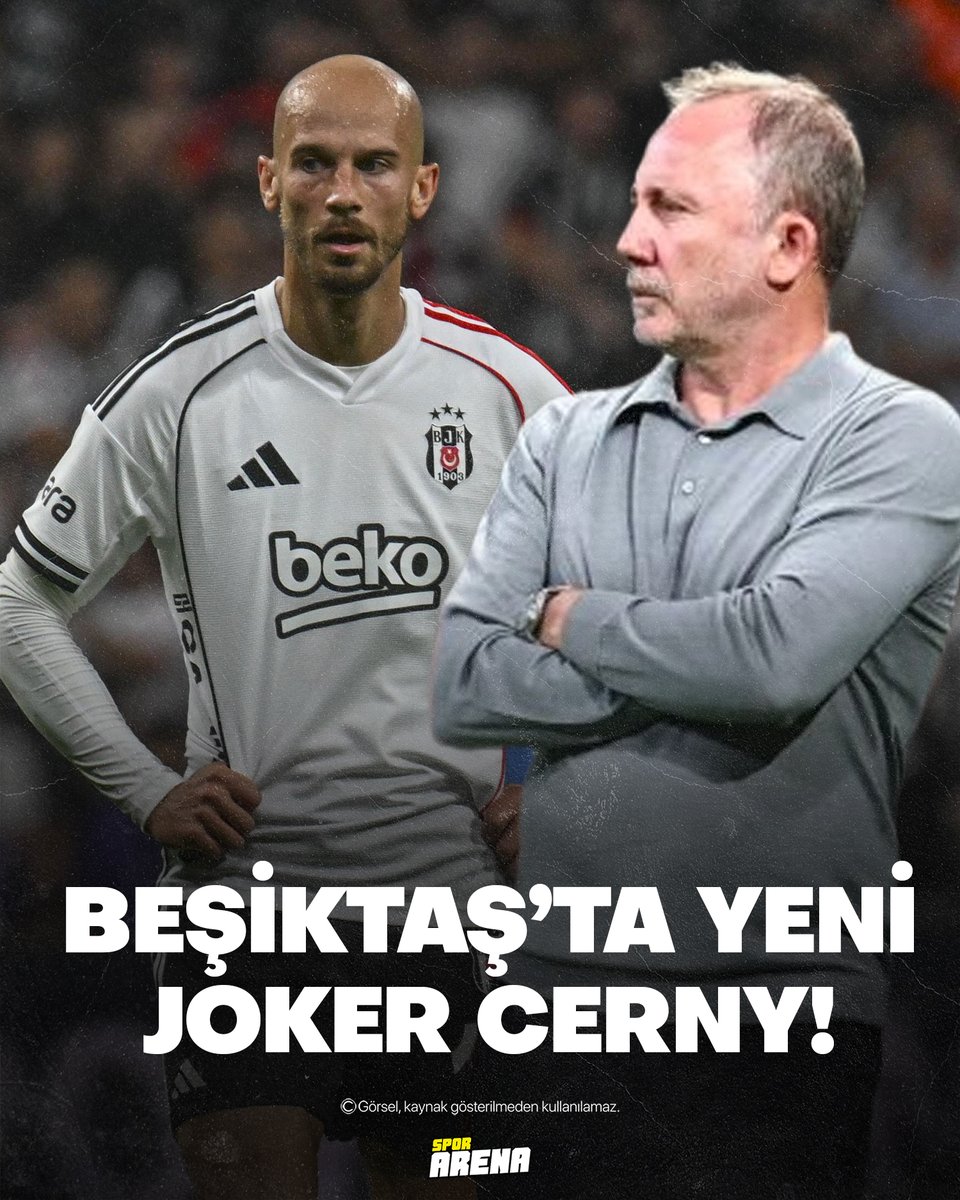 Spor Arena (@sporarena) on Twitter photo ✍️ <a href="/ismailer_/">İSMAİL ER🇹🇷</a> : BEŞİKTAŞ'IN YENİ JOKERİ CERNY!
💥 Beşiktaş'ta Wilfred Ndidi’nin milli takımda sakatlanmasının ardından Başakşehir maçında Orkun Kökçü’nün kırmızı kart görmesi ve Salih Uçan'ın sakatlanmasıyla orta saha krizi yaşanıyor.
👌 Teknik direktör Sergen Yalçın, ✍️ <a href="/ismailer_/">İSMAİL ER🇹🇷</a> : BEŞİKTAŞ'IN YENİ JOKERİ CERNY!
💥 Beşiktaş'ta Wilfred Ndidi’nin milli takımda sakatlanmasının ardından Başakşehir maçında Orkun Kökçü’nün kırmızı kart görmesi ve Salih Uçan'ın sakatlanmasıyla orta saha krizi yaşanıyor.
👌 Teknik direktör Sergen Yalçın,