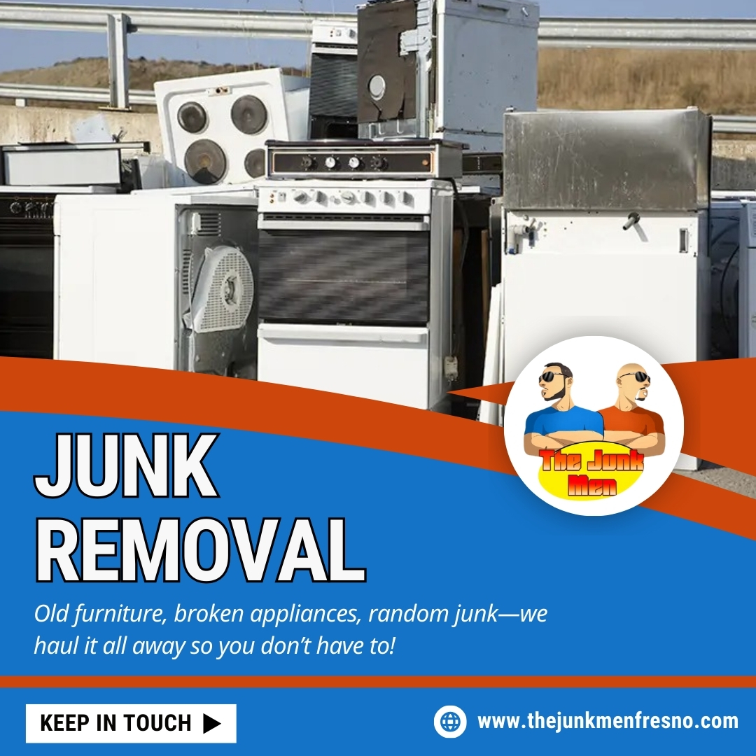 11wilie's tweet image. Old furniture, broken appliances, random junk—we haul it all away so you don’t have to! 🪑📦🚛

Book your junk removal today.
🌐thejunkmenfresno.com 

 #JunkRemoval #FreshSpace