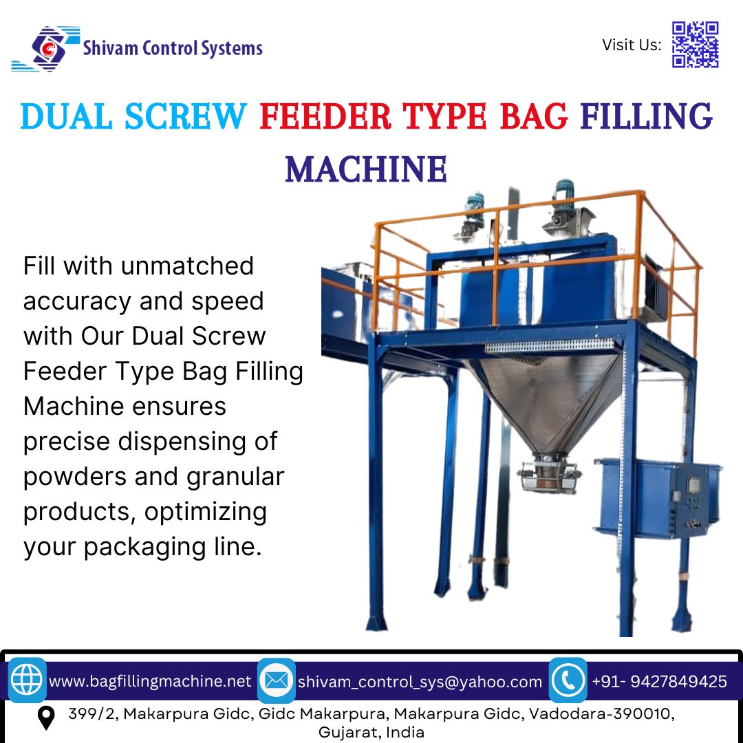 Shivam_control's tweet image. ⚙️ Precision. Performance. Perfection.
Shivam Control System brings you the Dual Screw Feeder Type Bag Filling Machine – engineered for accuracy, efficiency &amp;amp; durability. 🚀

📩 shivam_control_sys@yahoo.com
📞 +91 94278 49425
🌐 bagfillingmachine.net

#DualScrewFeeder